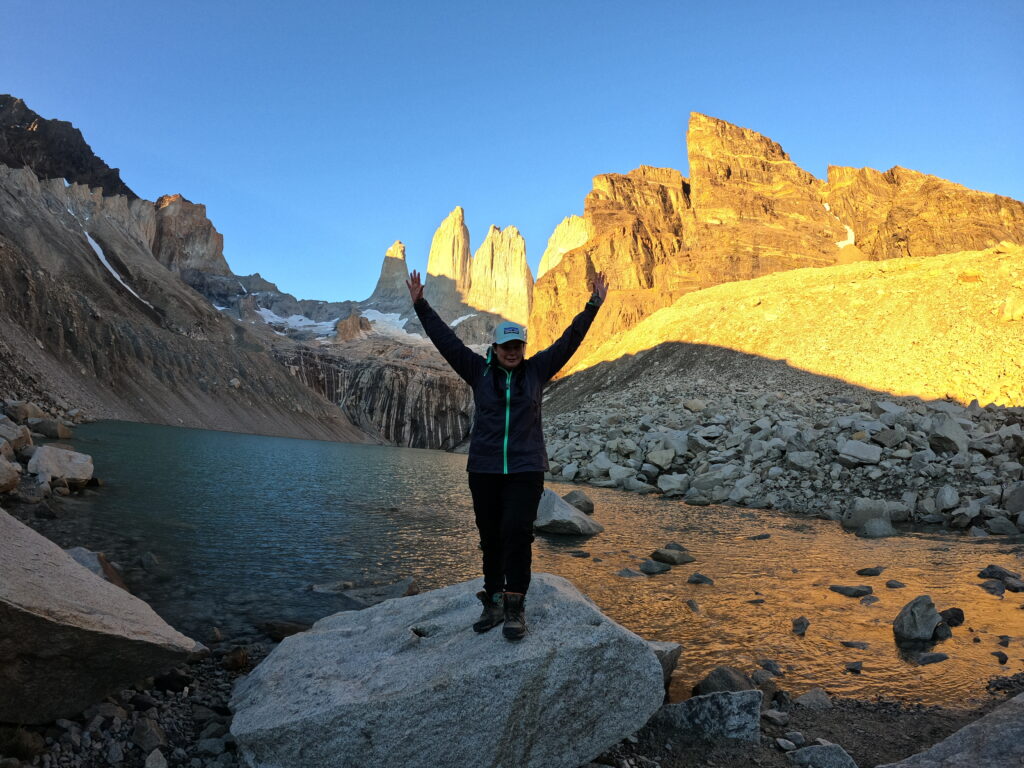 Sendero en Torres del Paine